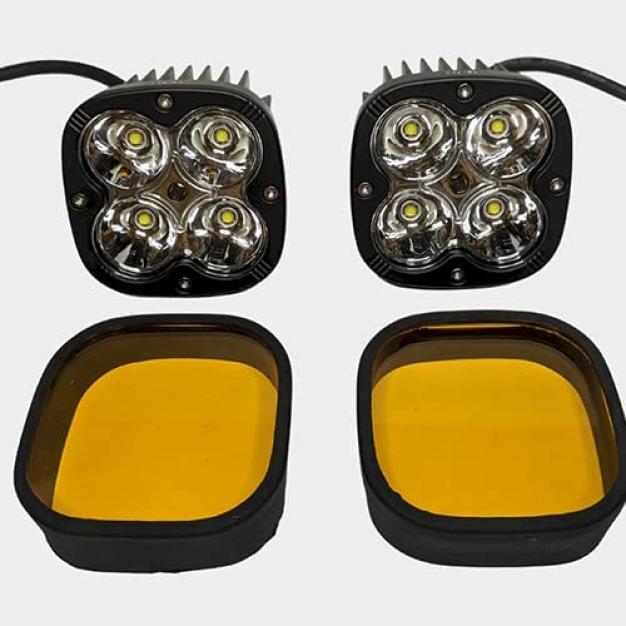HJG 40W 4X4 MINI LIGHTS WITH HARNESS AND BUTTON